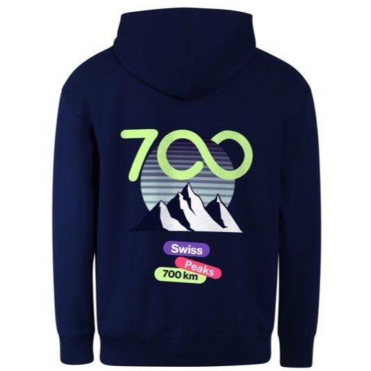 Modrá dámská mikina - speciální edice 700 km - Obrázek 6